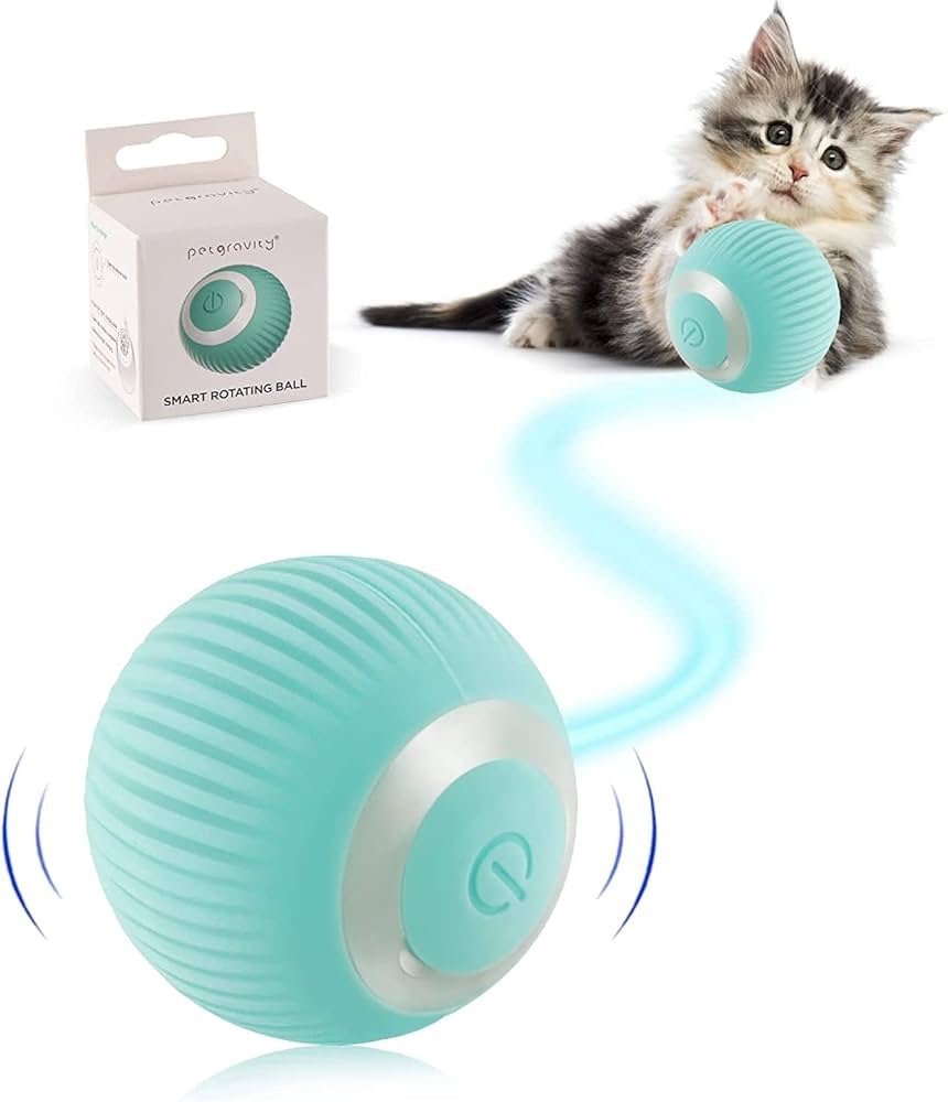 Interactive Cat Rolling Ball Toy – Motion Activated Smart Ball Toy for Indoor Cats - Image 4