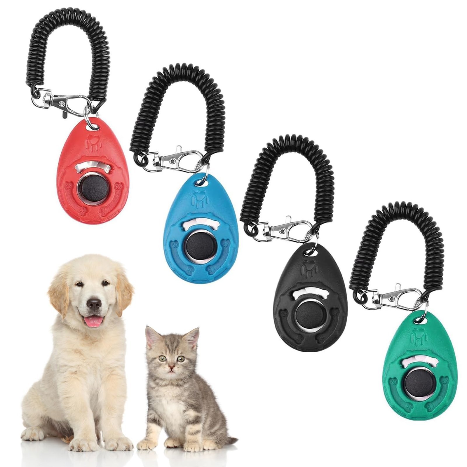 Dog Training Clicker with Wrist Strap – Positive Reinforcement Pet Training Tool