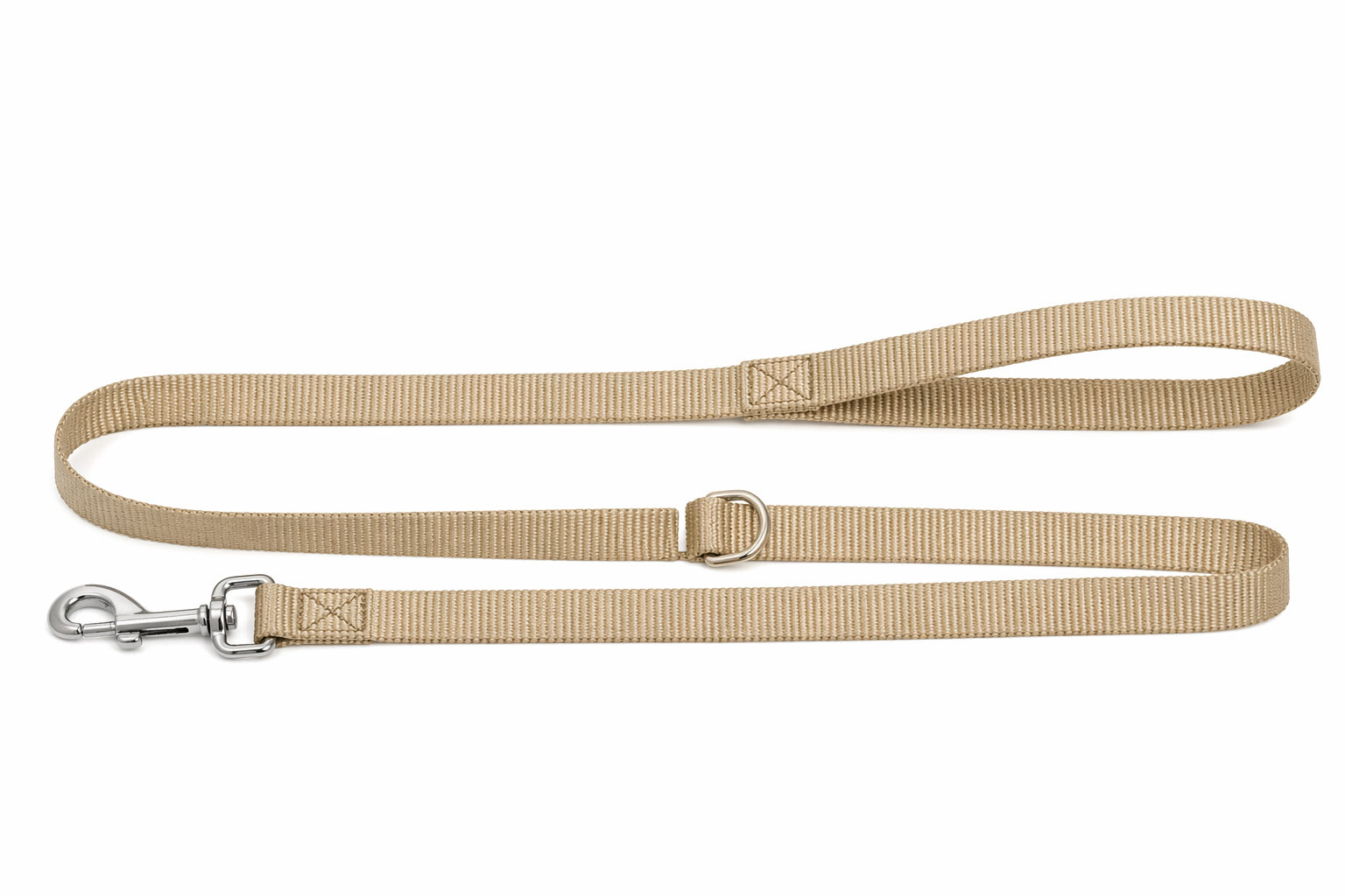 Adjustable Nylon Dog Leash with Metal Clip – Durable Walking Lead for Small to Large Dogs