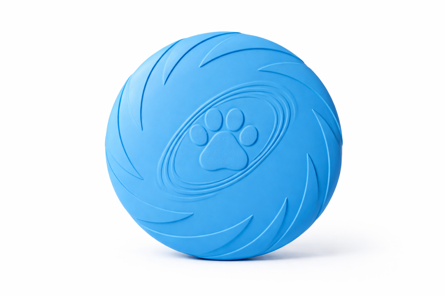 Dog Frisbee Soft Rubber Flying Disc Durable Fetch Toy Lightweight Blue | Weehawken Pet Shop