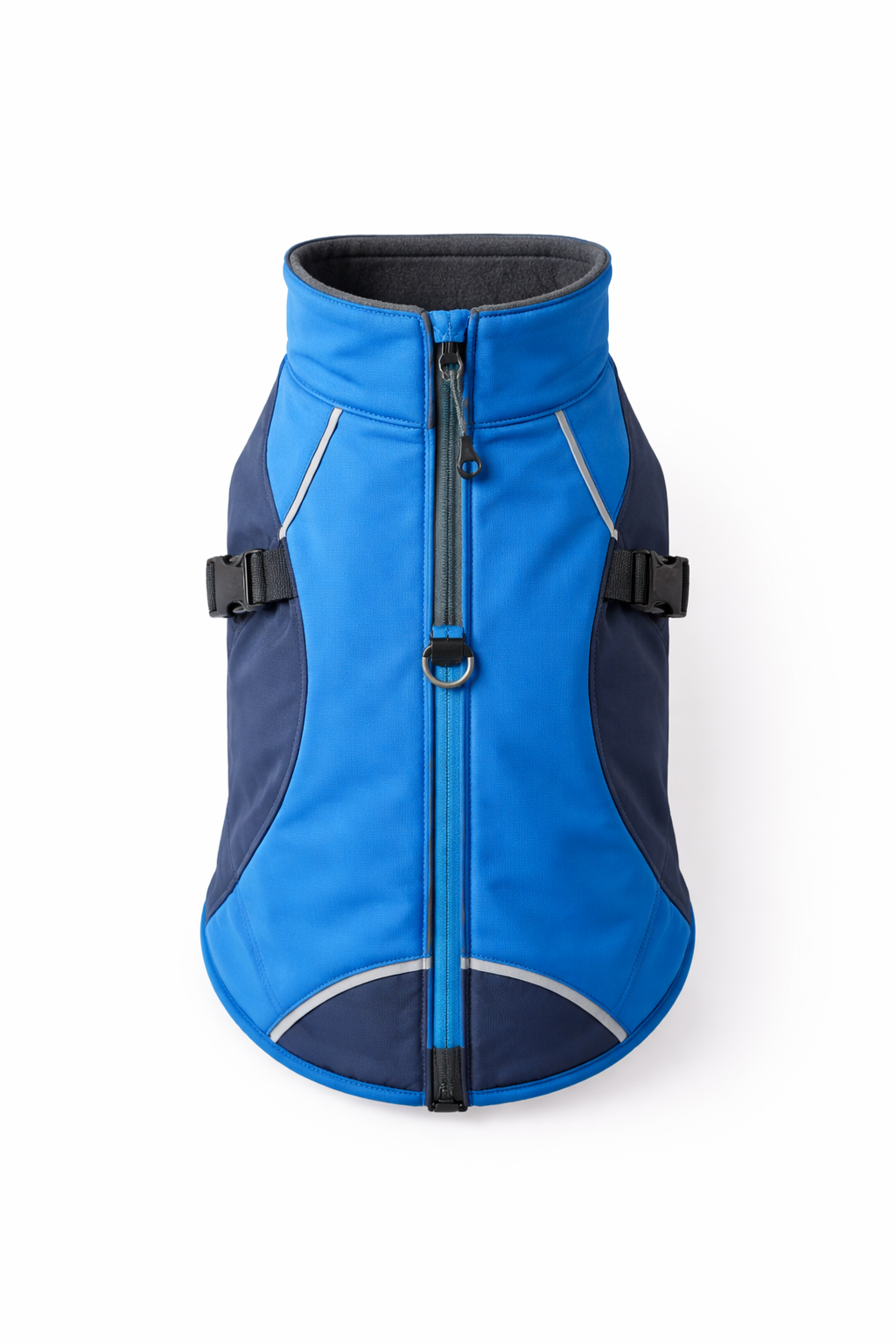 Waterproof Dog Jacket Reflective Lightweight Rain Coat Adjustable Medium Blue | Weehawken Pet Shop