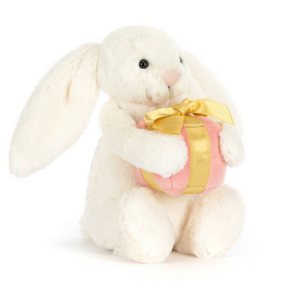 Little Bashful Bunny with Present