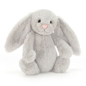 Bashful Grey Silver Bunny Medium