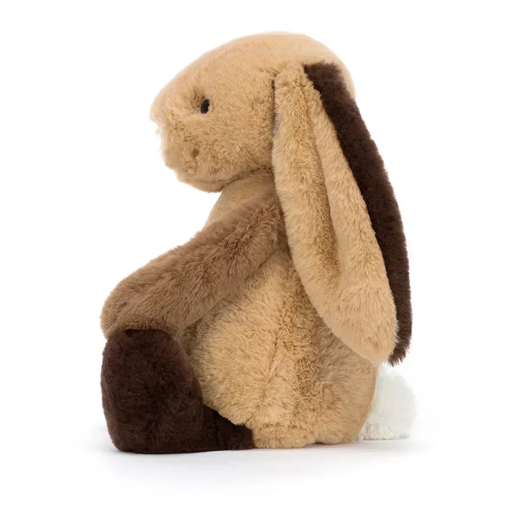Bashful Patchwork Brown Bunny Original - Image 2